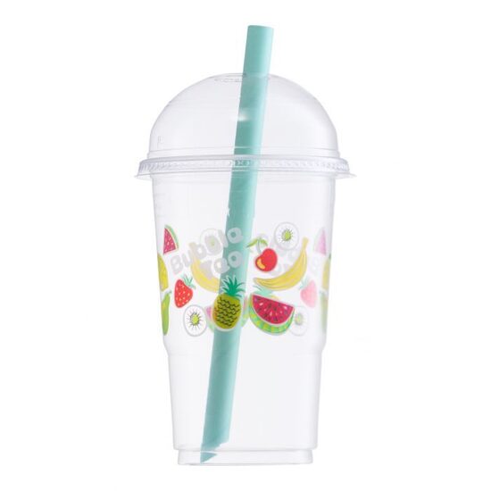 SET of cups and lids for bubble tea 400/500ml 50pcs