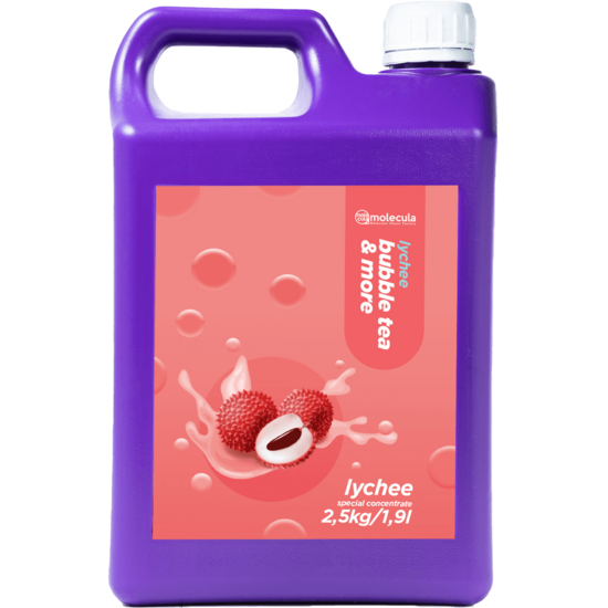 Bubble tea syrup with litchi taste 2.5 kg 1:10
