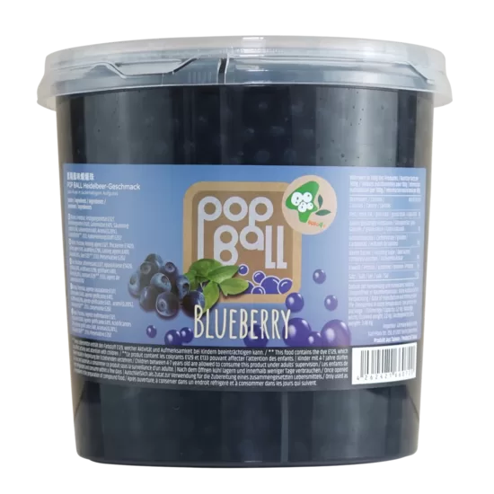 Mulli tee pallid mustikamaitseline maitsega Popping Boba 3.2kg