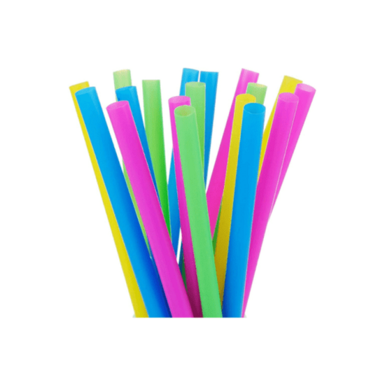 Plastikust mulliteekõrred – erinevad värvid – 12 × 230 mm, 100 tk.
