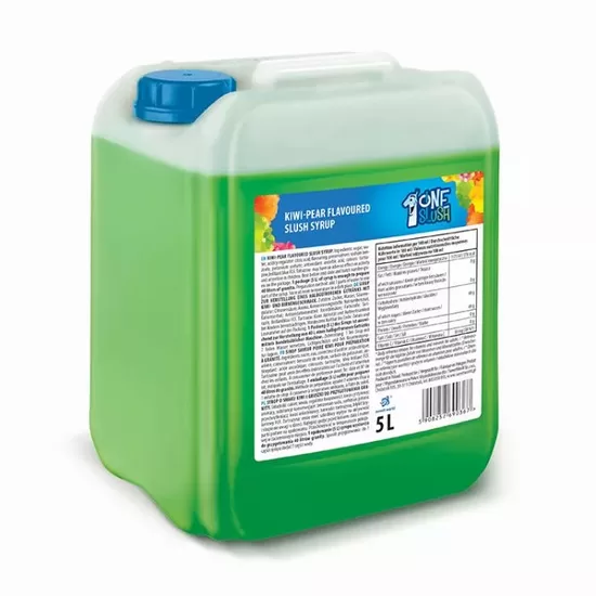 Slush sīrups ar kivi-bumbieru garšu 5L
