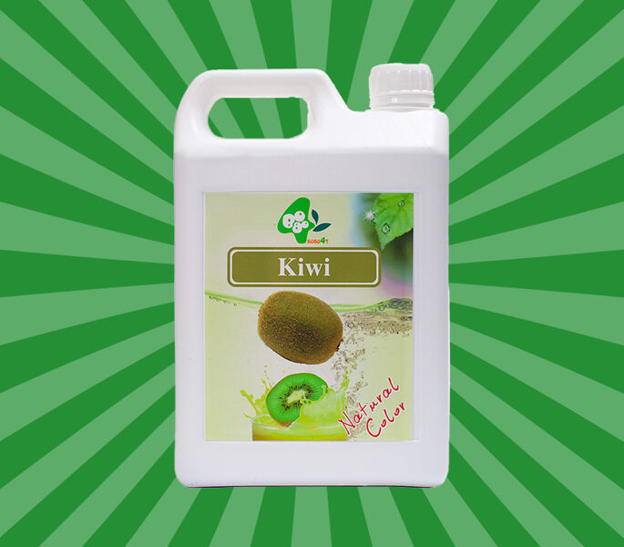 Bubble tea syrup with kivi taste 2.5 kg 1:10